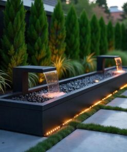 Alternative view of water Blade size 48(4)feet Cascade Waterfall, For WALL Fountain